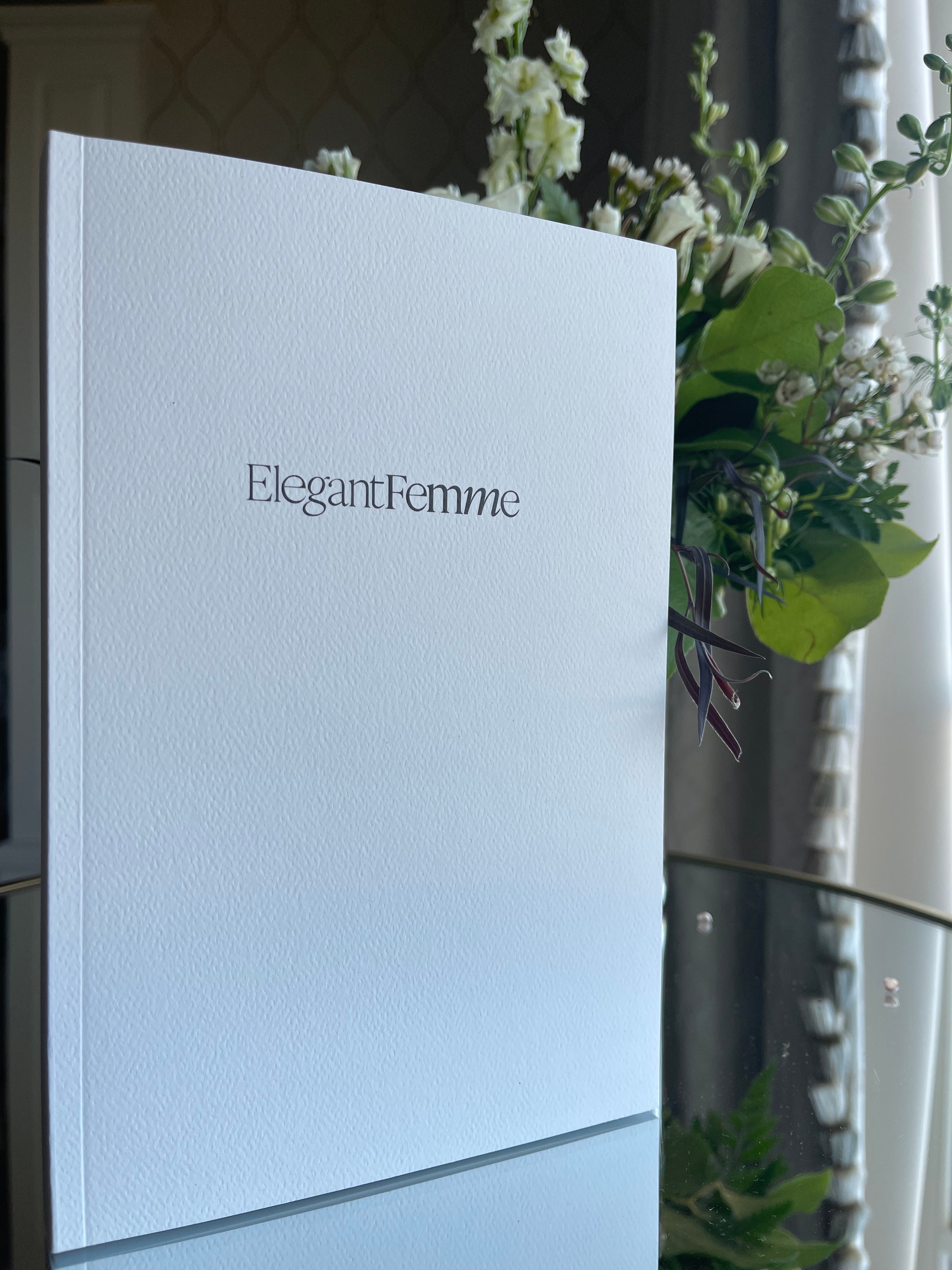 Femme Flow List Journal in White Linen